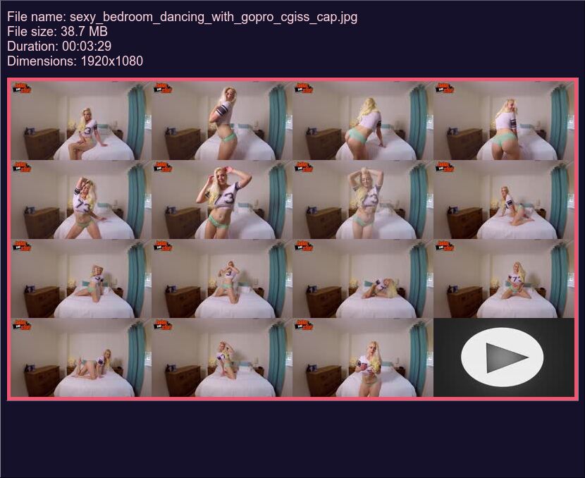 Sexy Bedroom Dancing With Gopro