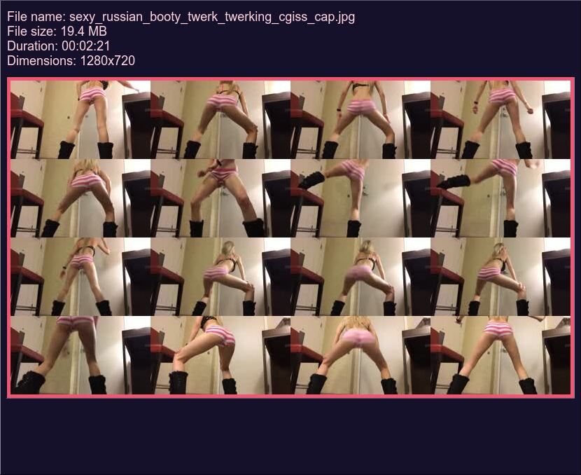 Sexy Russian Booty Twerk Twerking