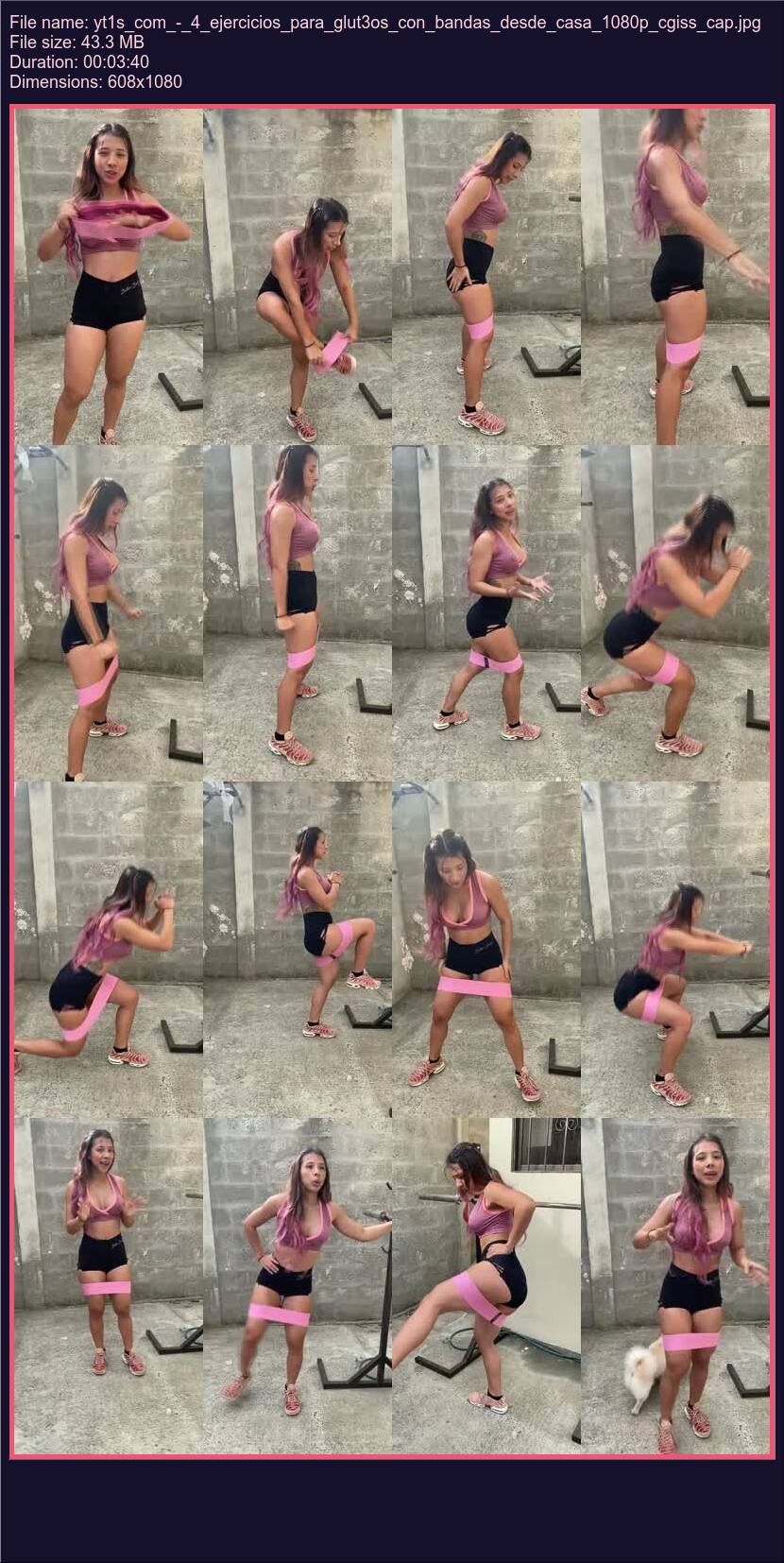 Yt 1 S Com 4 Ejercicios Para Glut 3 Os Con Bandas Desde Casa 1080 P