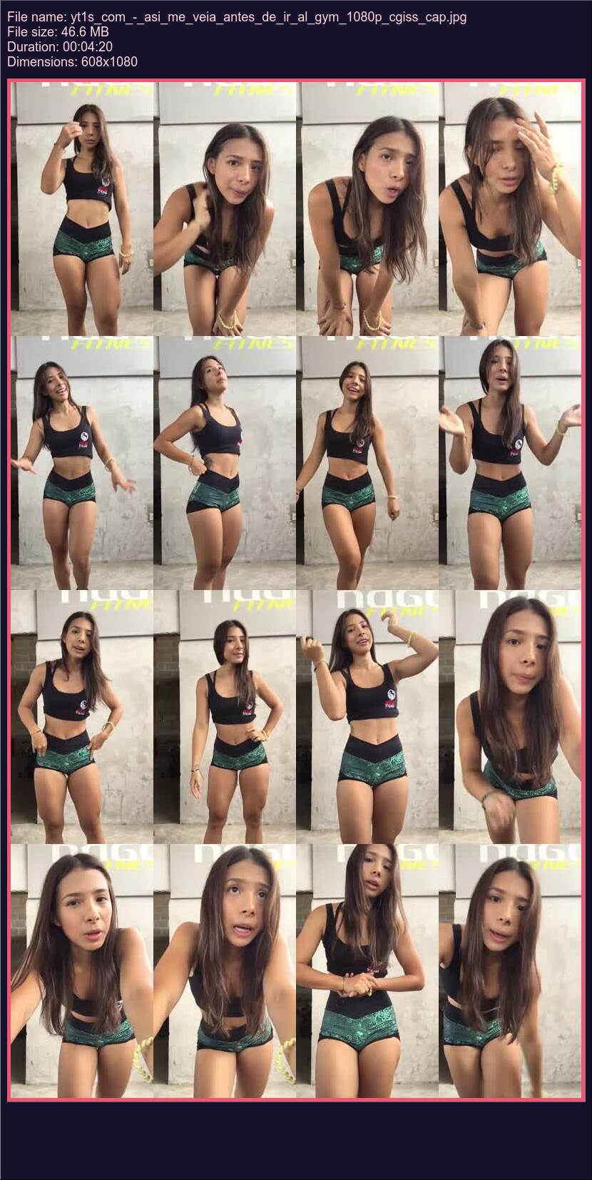 Yt 1 S Com Asi Me Veia Antes De Ir Al Gym 1080 P