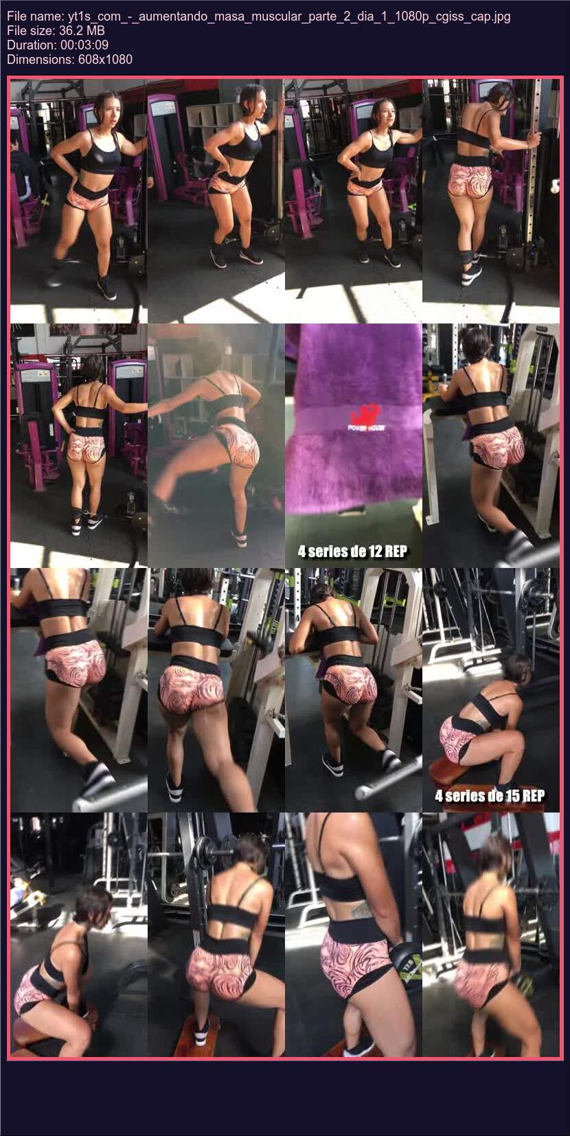 Yt 1 S Com Aumentando Masa Muscular Parte 2 Dia 1 1080 P