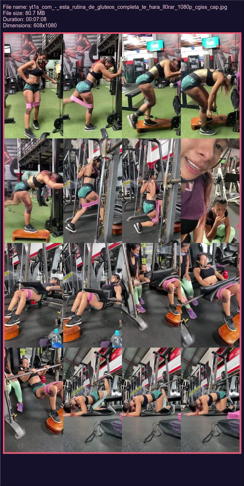 Yt 1 S Com Esta Rutina De Gluteos Completa Te Hara Ll 0 Rar 1080 P