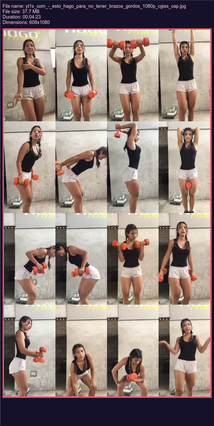 Yt 1 S Com Esto Hago Para No Tener Brazos Gordos 1080 P