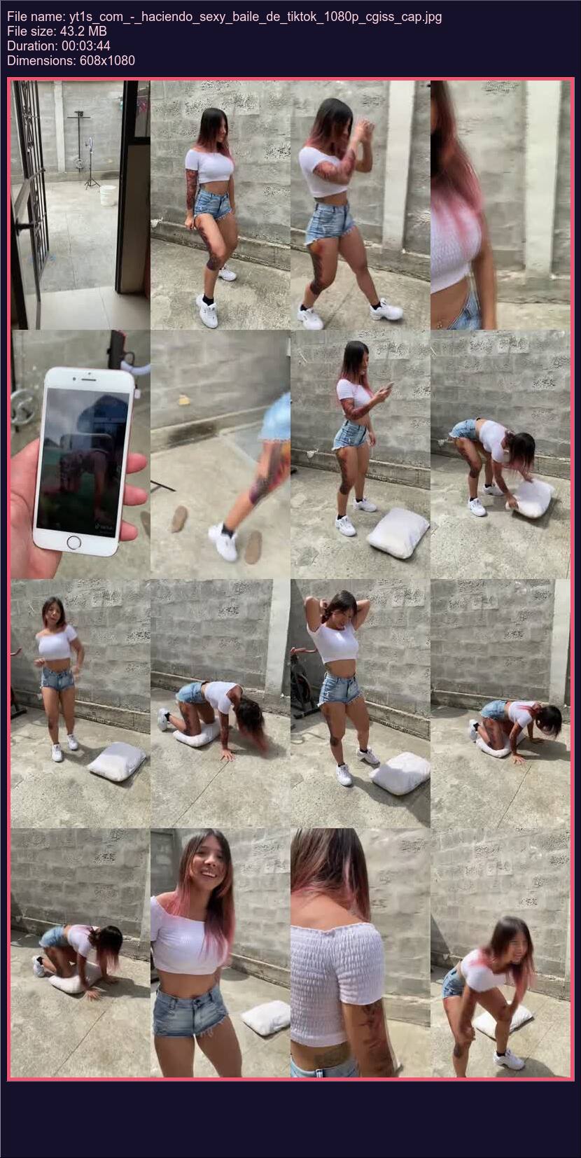 Yt 1 S Com Haciendo Sexy Baile De Tiktok 1080 P