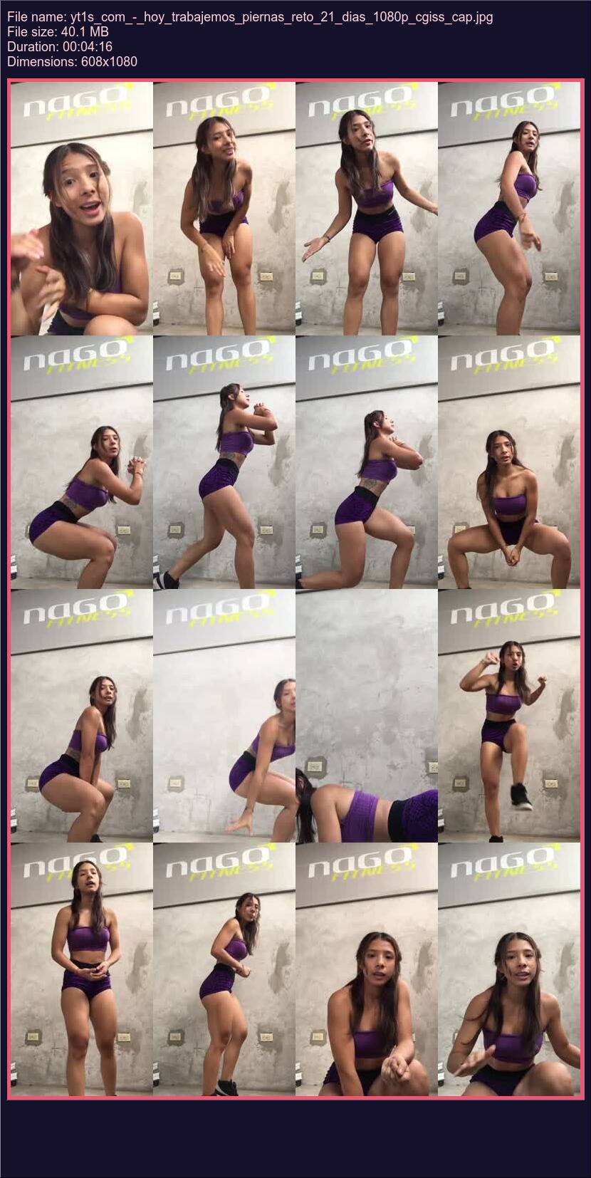 Yt 1 S Com Hoy Trabajemos Piernas Reto 21 Dias 1080 P