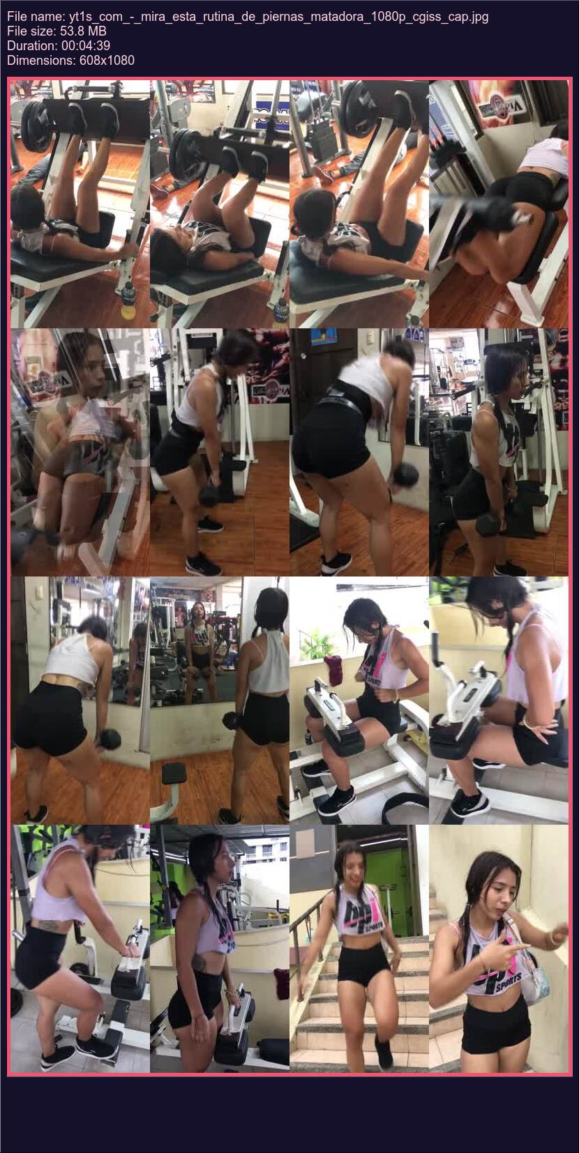 Yt 1 S Com Mira Esta Rutina De Piernas Matadora 1080 P