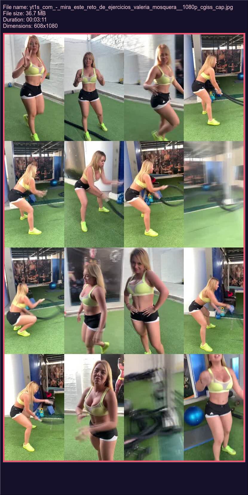 Yt 1 S Com Mira Este Reto De Ejercicios Valeria Mosquera 1080 P