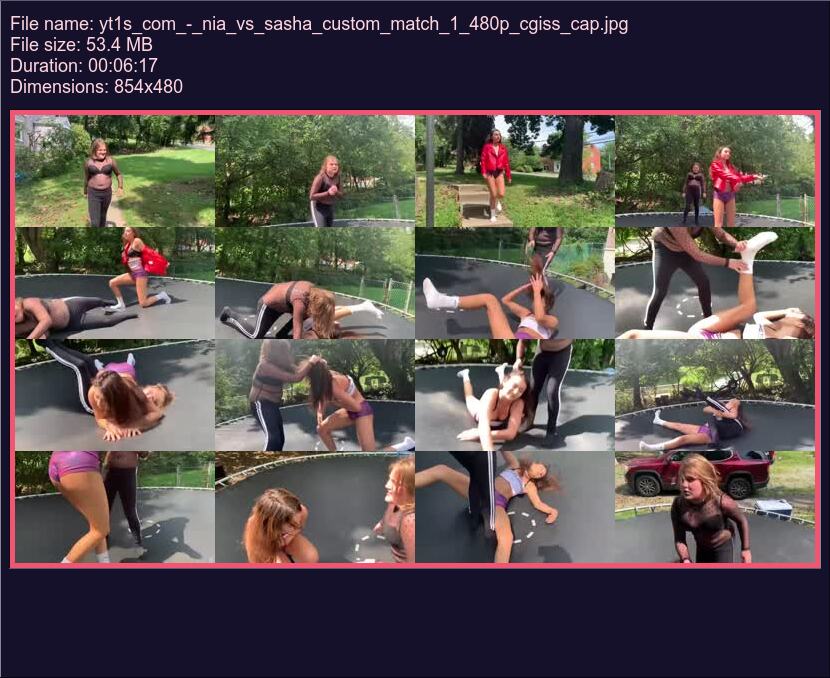 Yt 1 S Com Nia Vs Sasha Custom Match 1 480 P