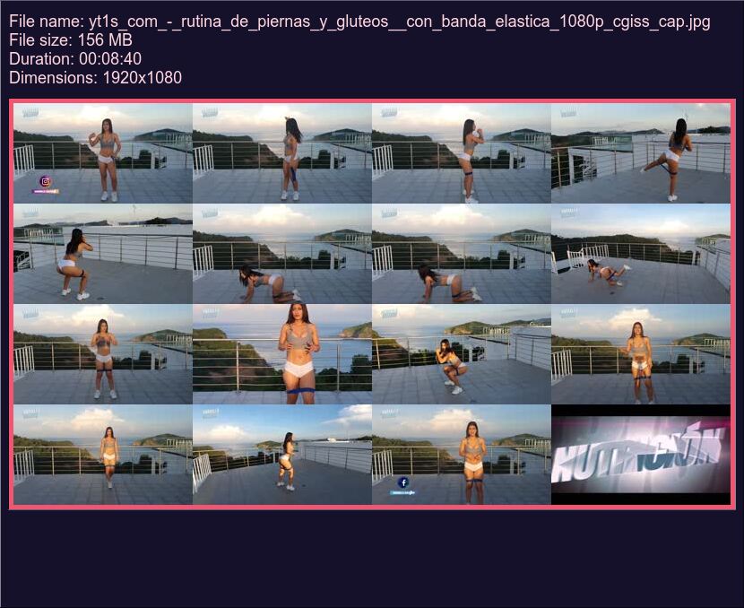 Yt 1 S Com Rutina De Piernas Y Gluteos Con Banda Elastica 1080 P