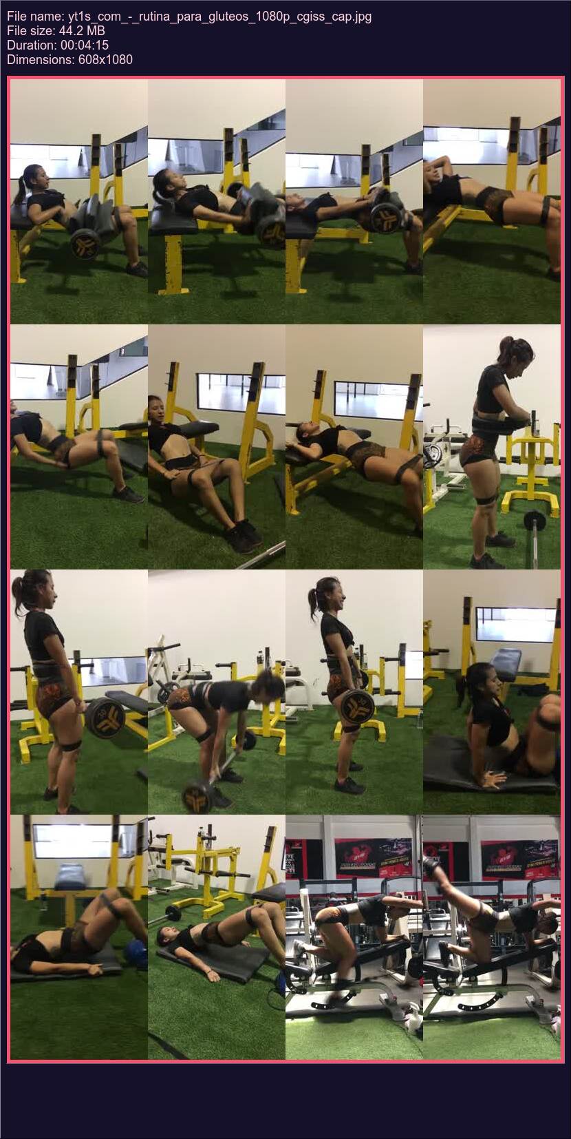 Yt 1 S Com Rutina Para Gluteos 1080 P