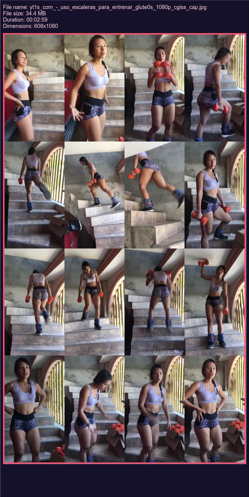 Yt 1 S Com Uso Escaleras Para Entrenar Glute 0 S 1080 P