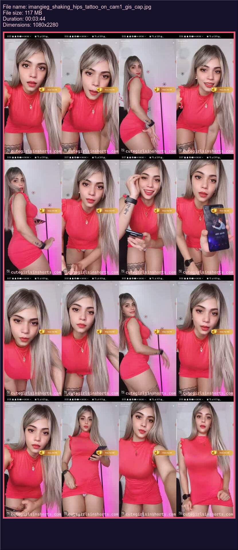 Imangieg Shaking Hips Tattoo On Cam 1