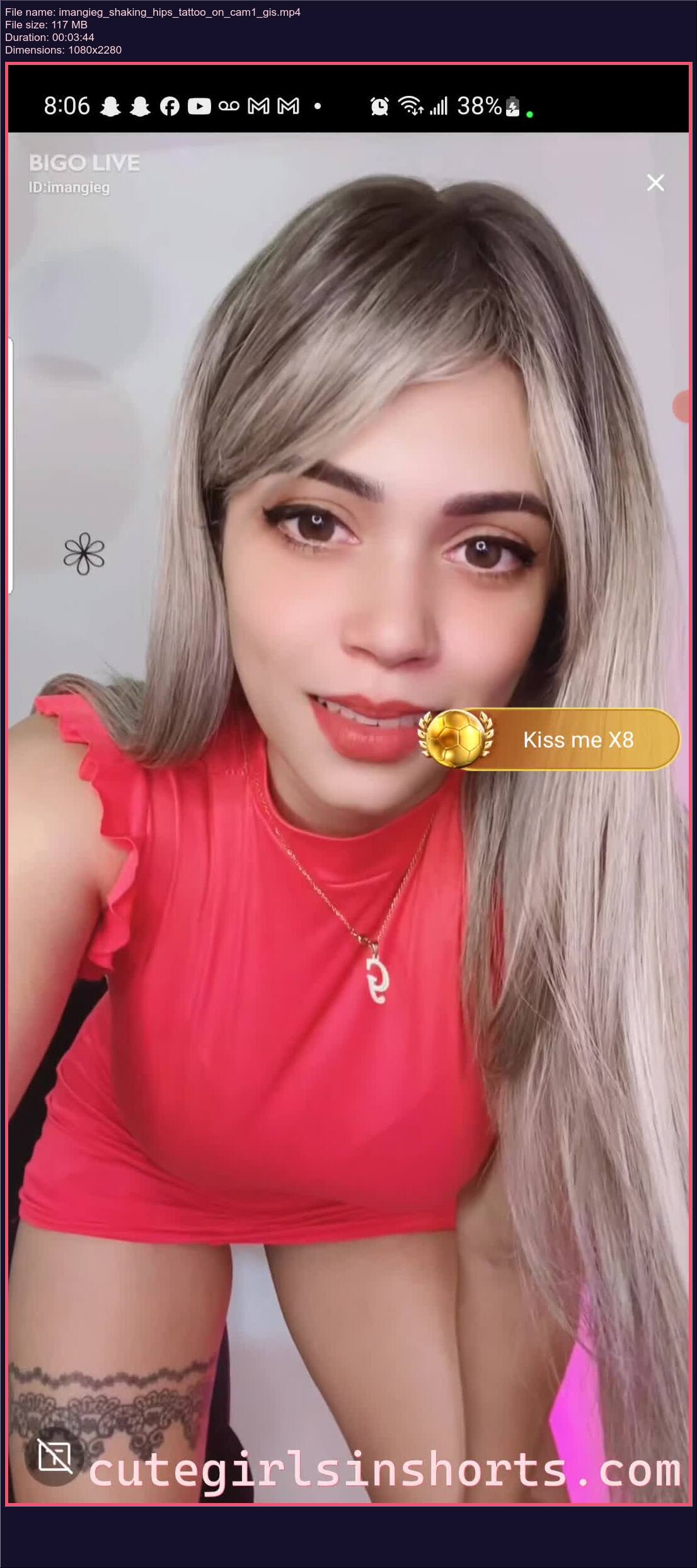 Imangieg Shaking Hips Tattoo On Cam 1