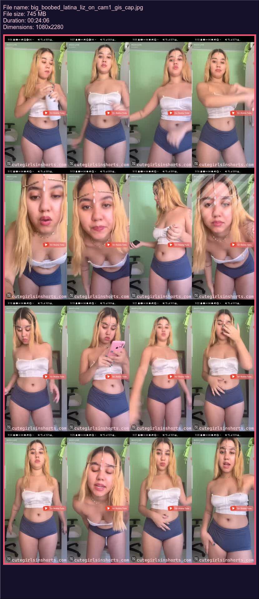 Big Boobed Latina Liz On Cam 1