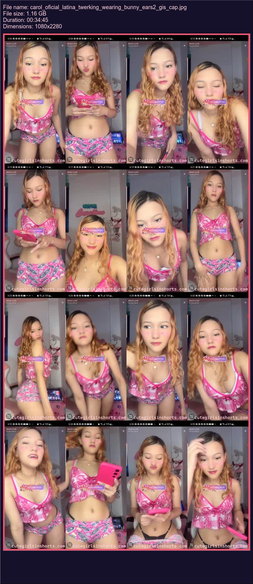 Carol Oficial Latina Twerking Wearing Bunny Ears 2