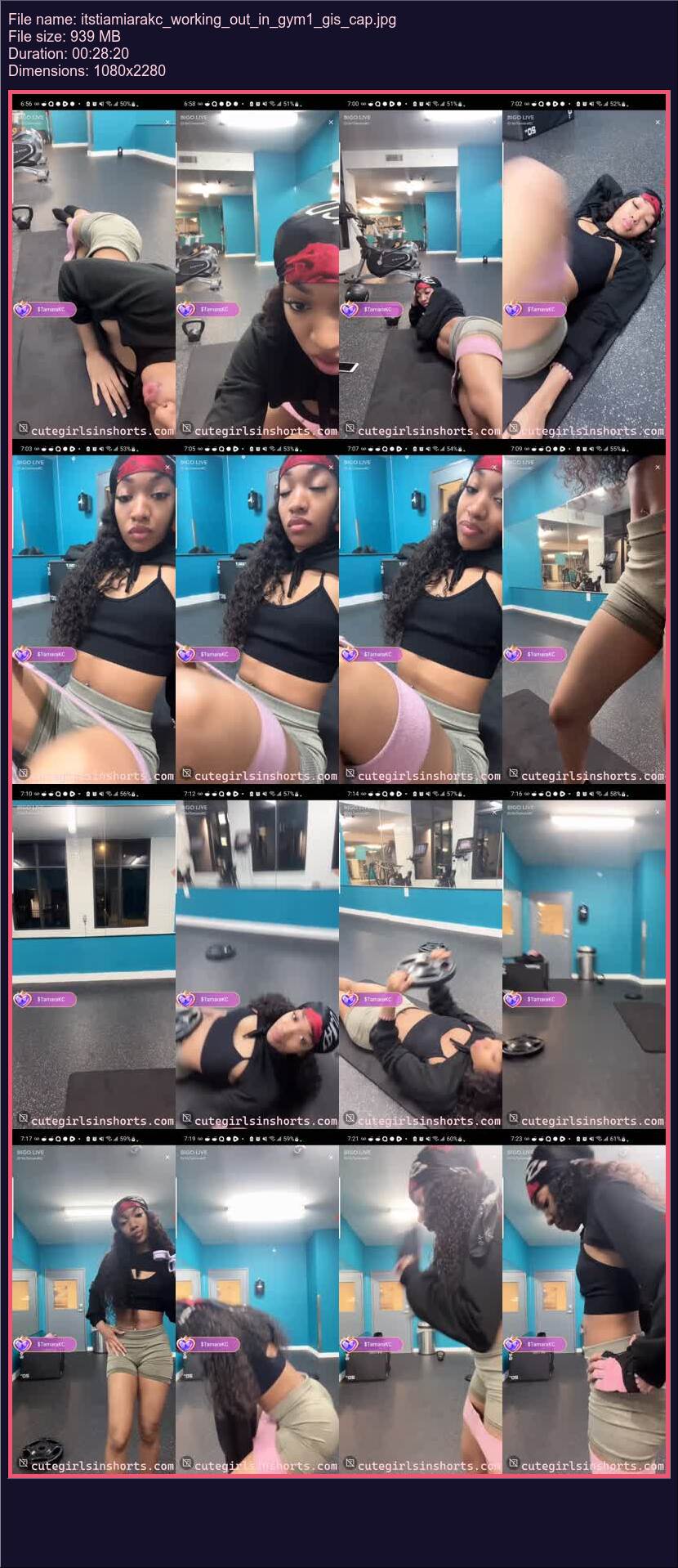 Itstiamiarakc Working Out In Gym 1