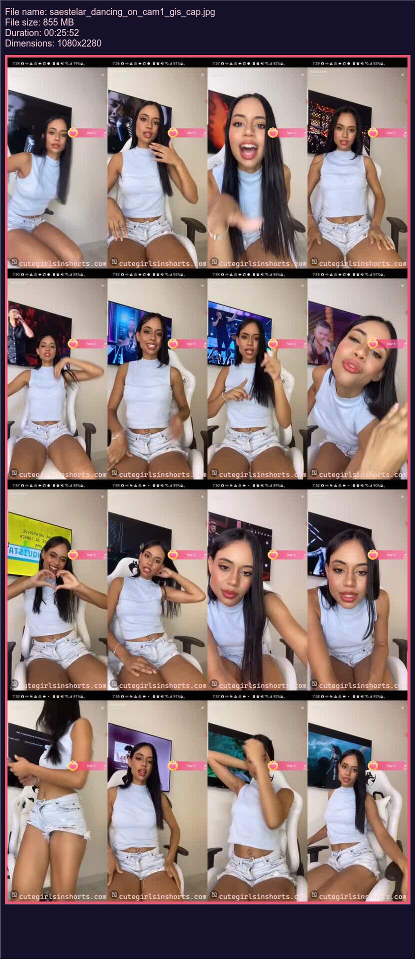 Saestelar Dancing On Cam 1