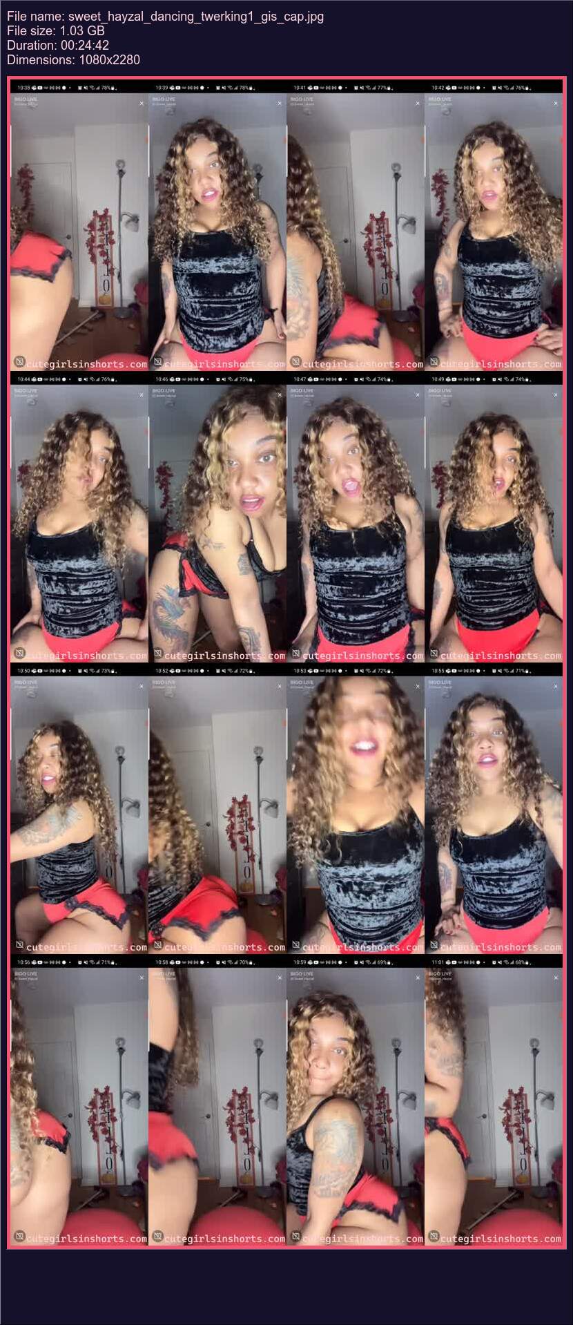 Sweet Hayzal Dancing Twerking 1