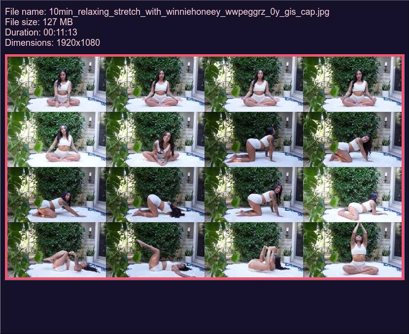 10 Min Relaxing Stretch With Winniehoneey Wwpeggrz 0 Y