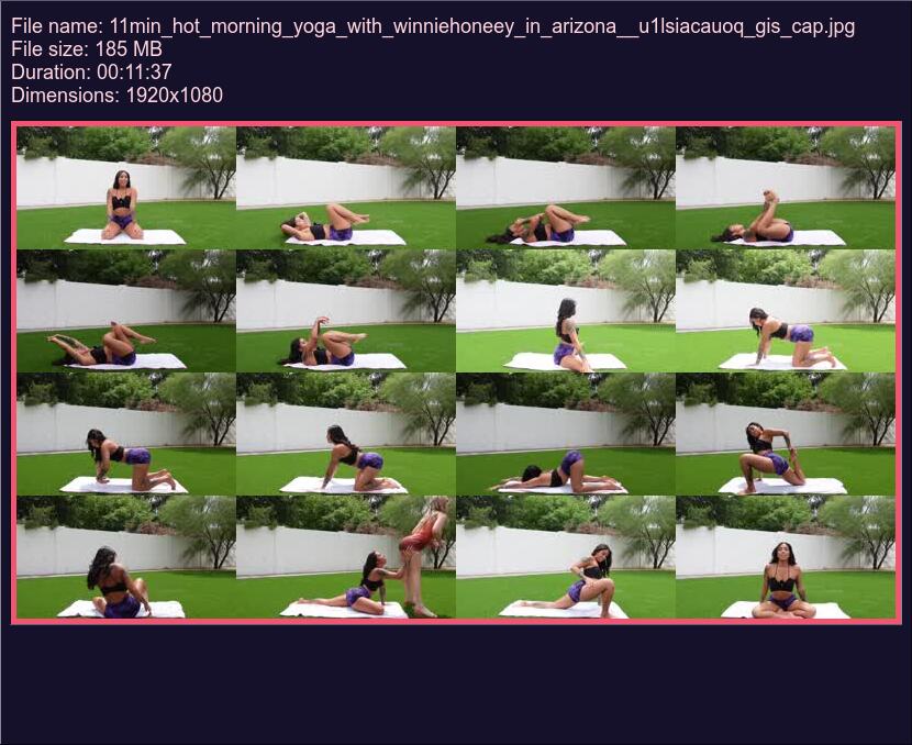 11 Min Hot Morning Yoga With Winniehoneey In Arizona U 1 Lsiacauoq