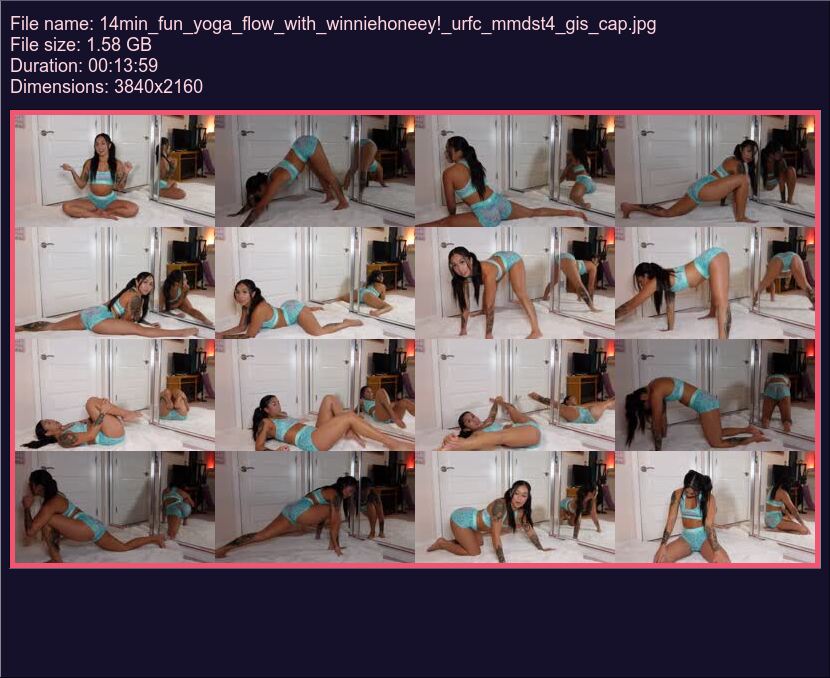 14 Min Fun Yoga Flow With Winniehoneey Urfc Mmdst 4