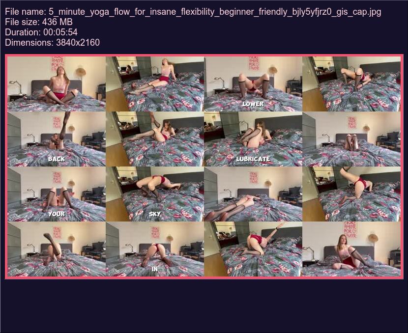 5 Minute Yoga Flow For Insane Flexibility Beginner Friendly Bjly 5 Yfjrz 0