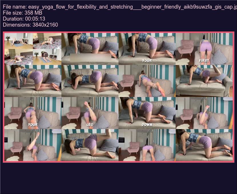 Easy Yoga Flow For Flexibility And Stretching Beginner Friendly Aikb 9 Suwzfa