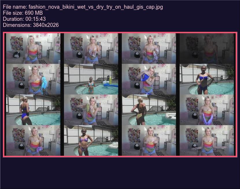 Fashion Nova Bikini Wet Vs Dry Try On Haul