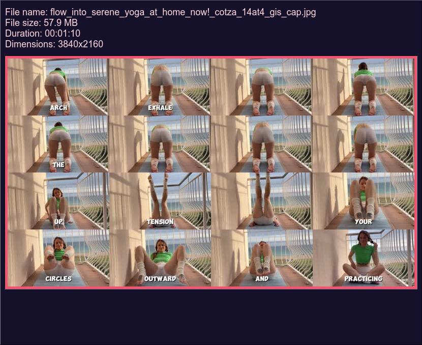 Flow Into Serene Yoga At Home Now Cotza 14 At 4