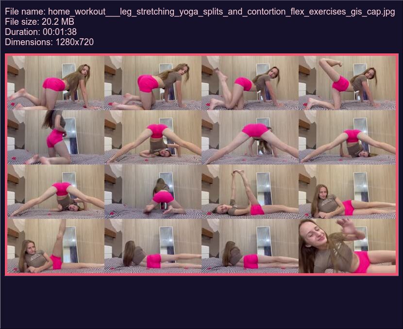 Home Workout Leg Stretching Yoga Splits And Contortion Flex Exercises