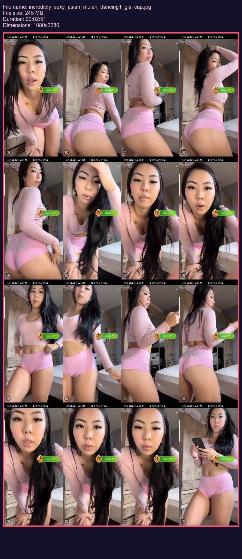 Incredibly Sexy Asian Mulan Dancing 1