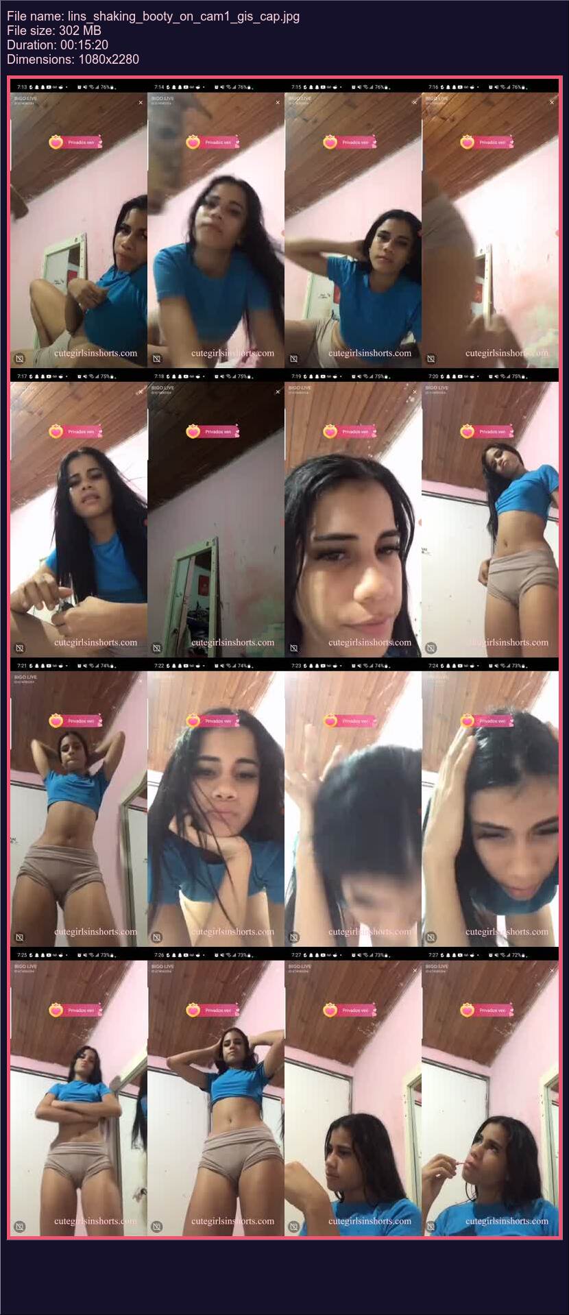 Lins Shaking Booty On Cam 1