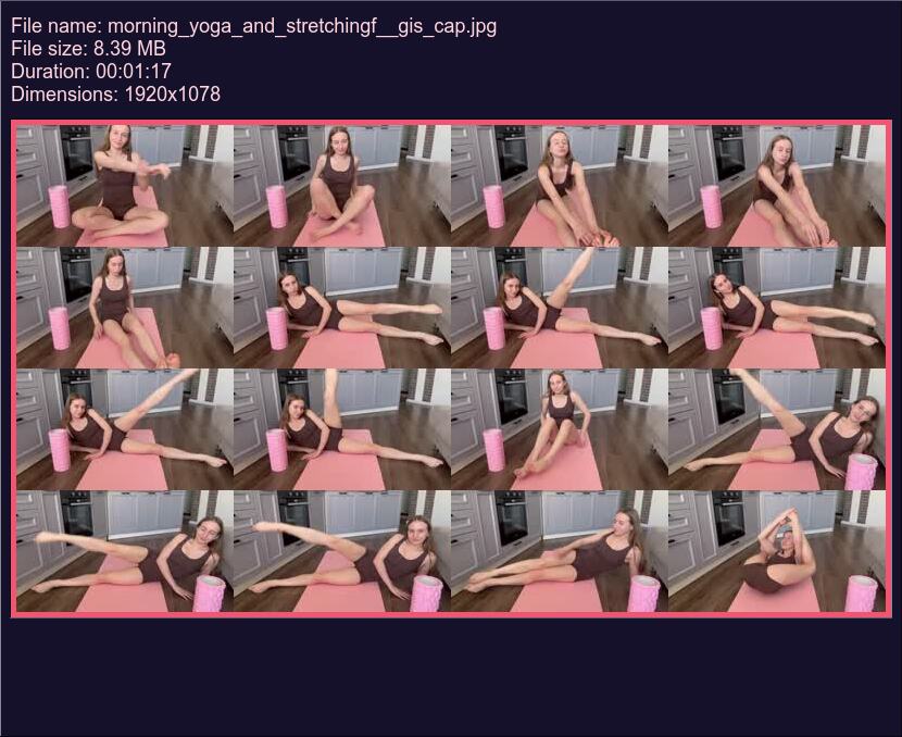 Morning Yoga And Stretchingf