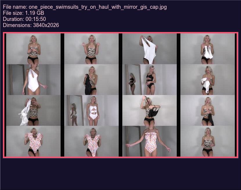 One Piece Swimsuits Try On Haul With Mirror