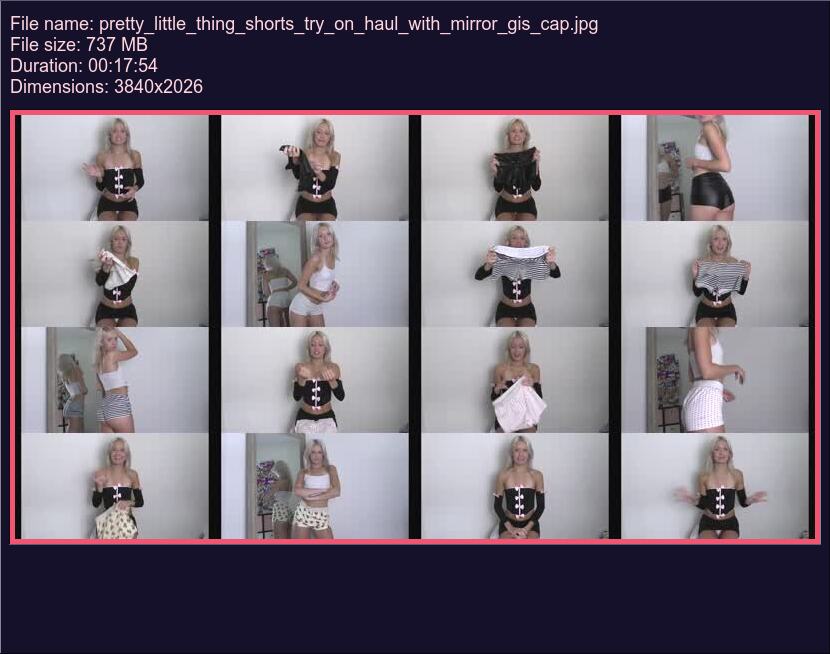 Pretty Little Thing Shorts Try On Haul With Mirror