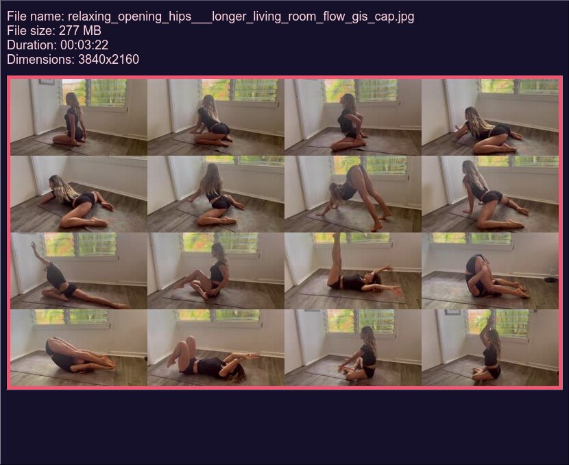 Relaxing Opening Hips Longer Living Room Flow