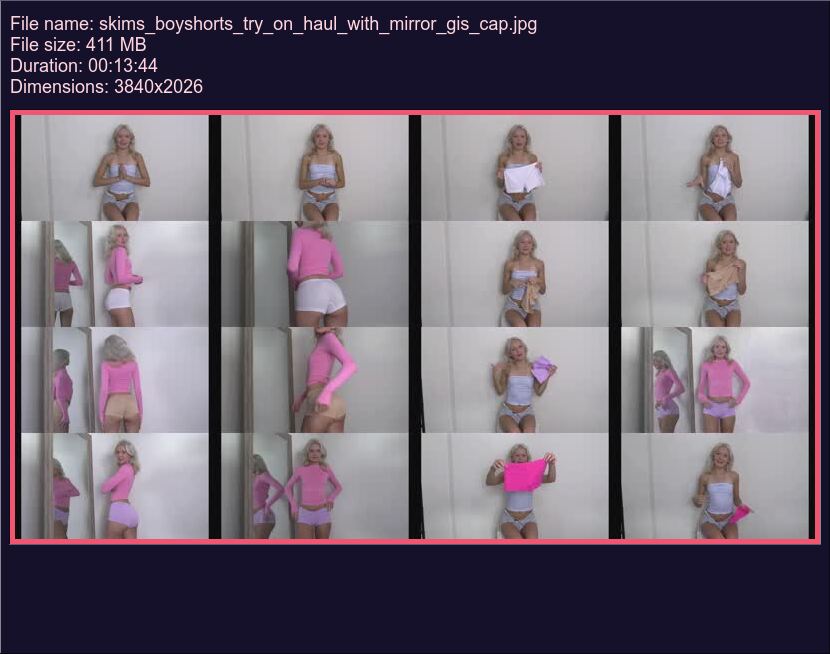 Skims Boyshorts Try On Haul With Mirror