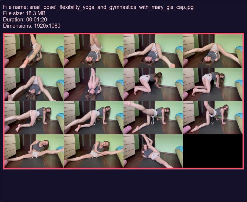 Snail Pose Flexibility Yoga And Gymnastics With Mary