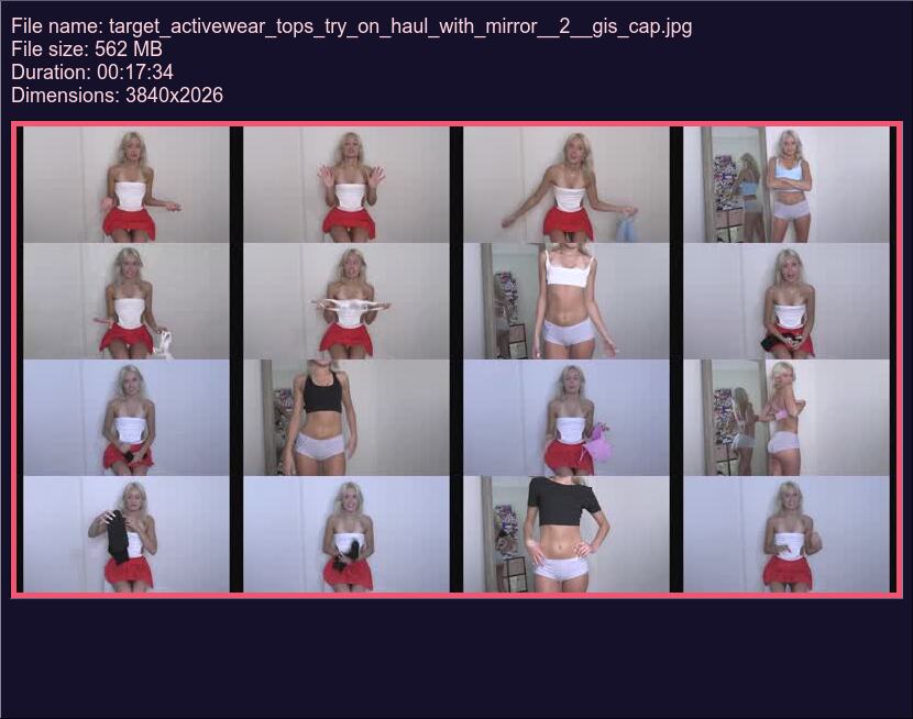 Target Activewear Tops Try On Haul With Mirror 2