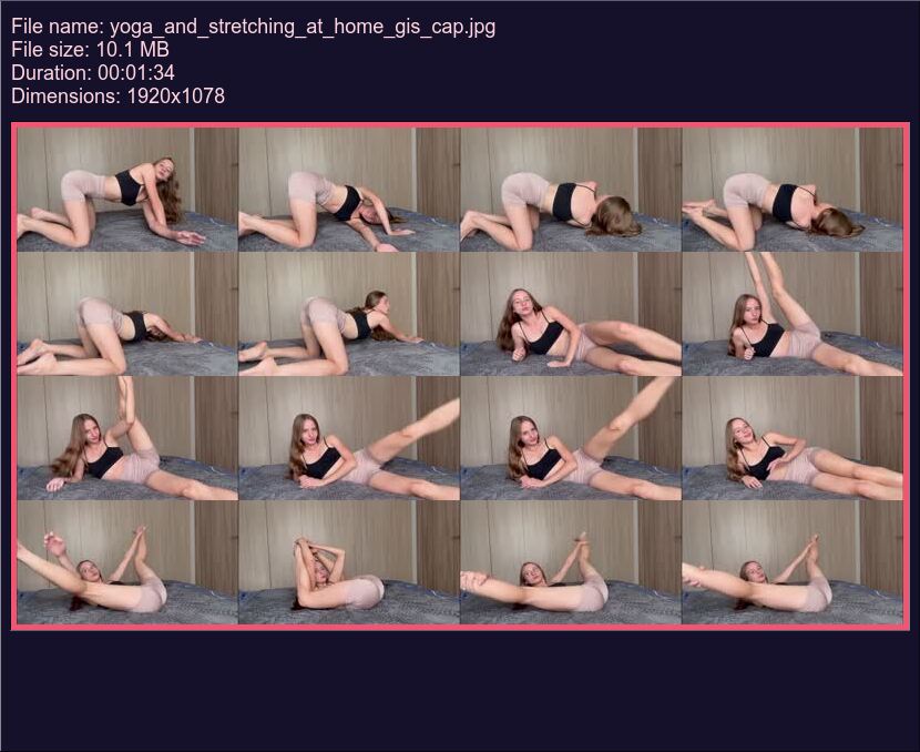 Yoga And Stretching At Home