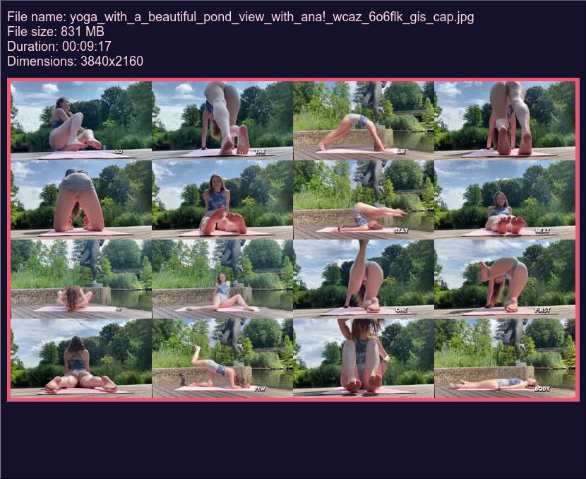 Yoga With A Beautiful Pond View With Ana Wcaz 6 O 6 Flk