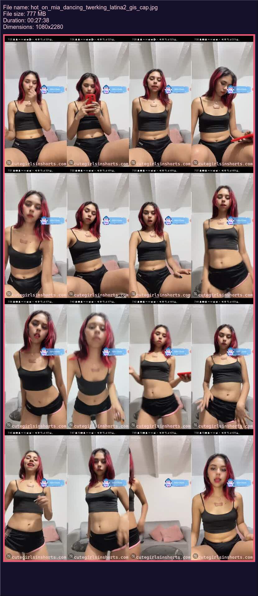 Hot On Mia Dancing Twerking Latina 2