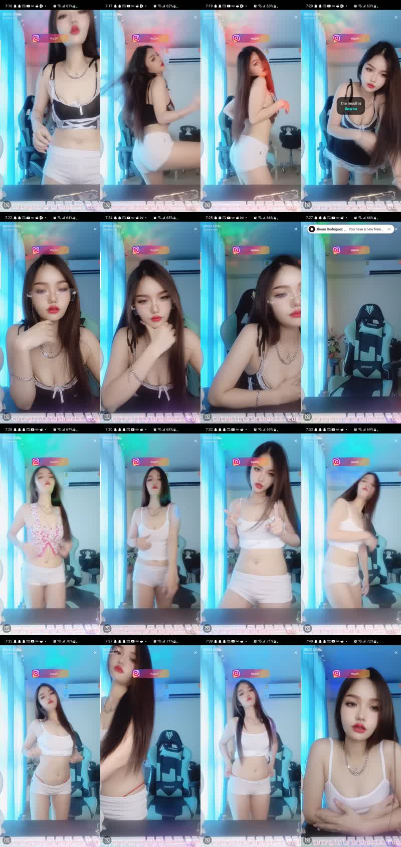 Puinoonzzz Dancing In White Shorts 1