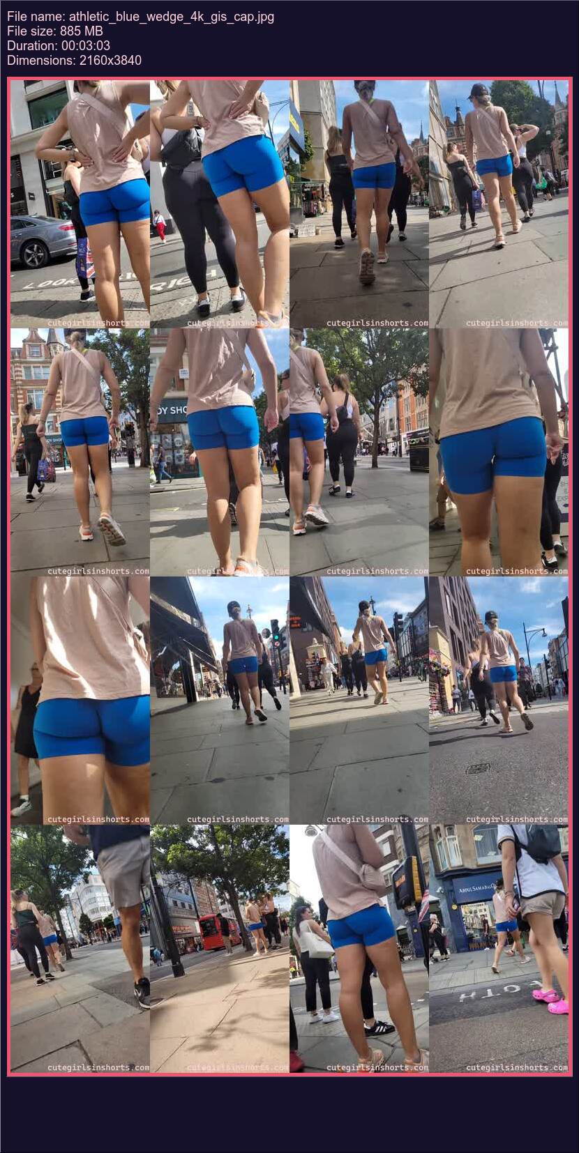 Athletic Blue Wedge 4 K