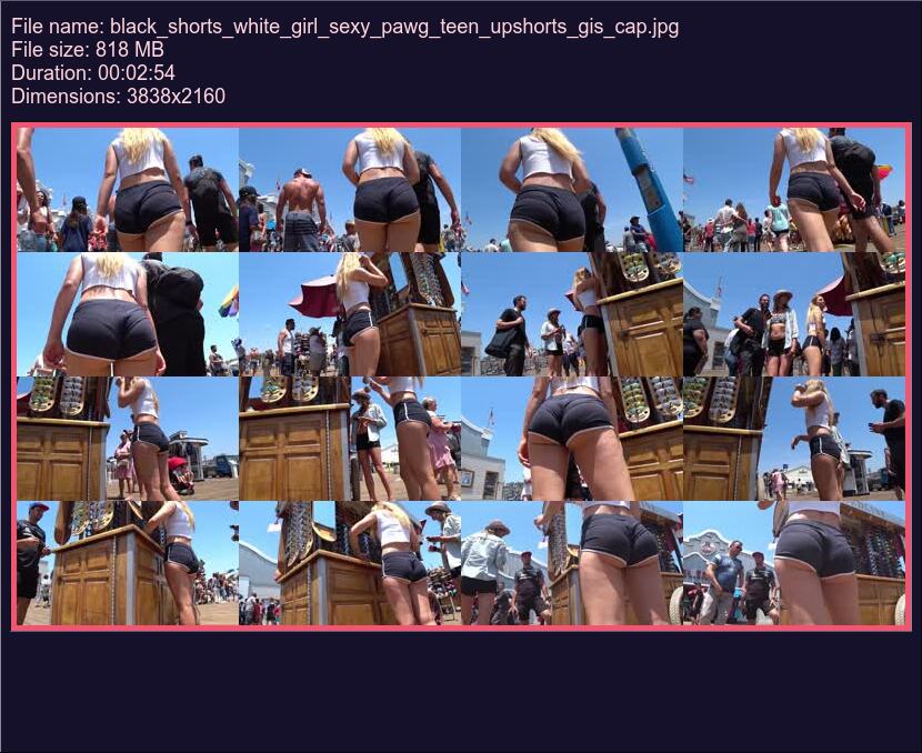 Black Shorts White Girl Sexy Pawg Teen Upshorts