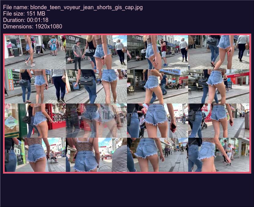 blonde_teen_voyeur_jean_shorts_gis