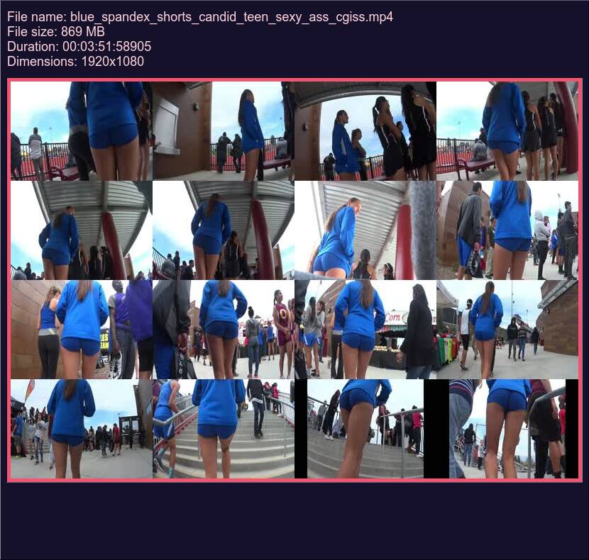 blue_spandex_shorts_candid_teen_sexy_ass_cgiss
