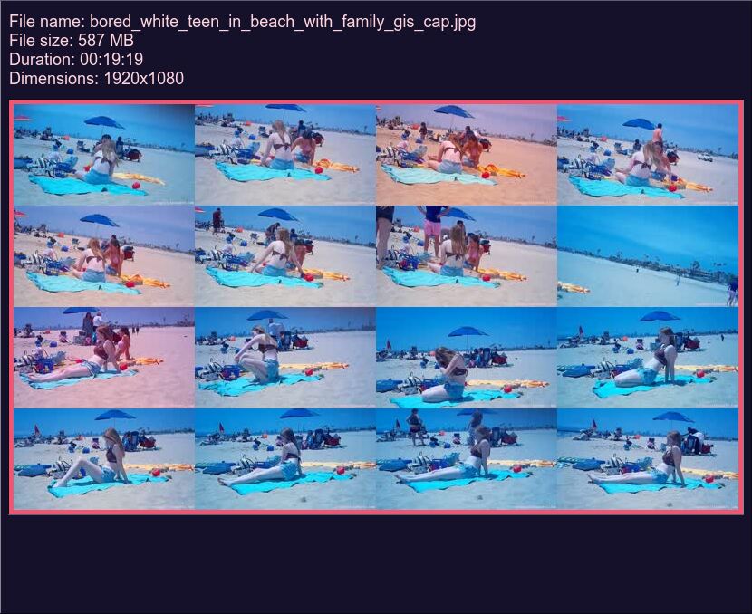 bored_white_teen_in_beach_with_family_gis