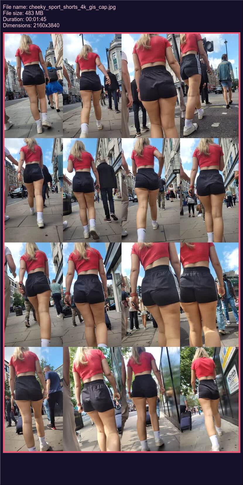 Cheeky Sport Shorts 4 K
