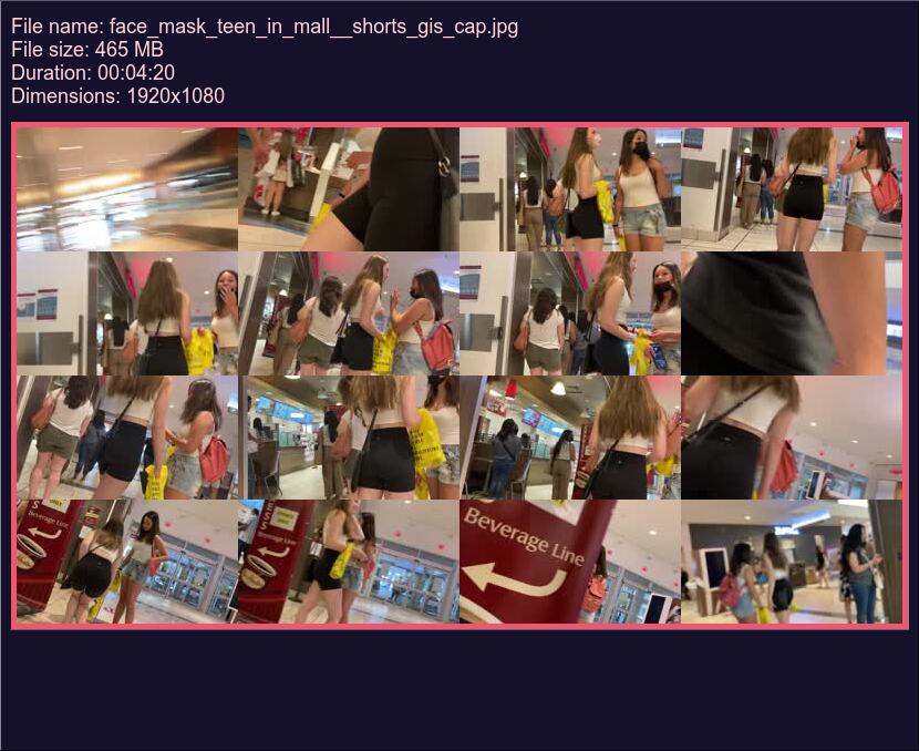 face_mask_teen_in_mall__shorts_gis